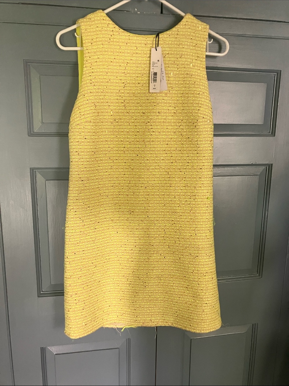 Alice & Olivia Tweed Shift Dress 4